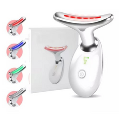 Massageador Facial Led Aparelho Tratamento Com Luz (Cor Sortida)